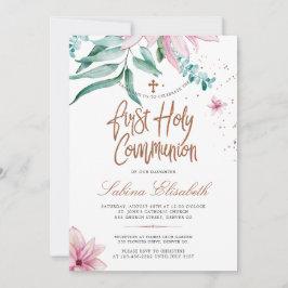 Rosa Magnolien erste Kommune Einladung