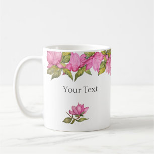 Rosa Magnolien Kaffeetasse