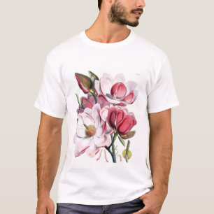 Rosa Magnolienblüten T-Shirt