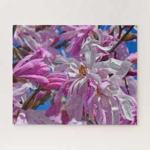 Rosa magnolische Blume Puzzle