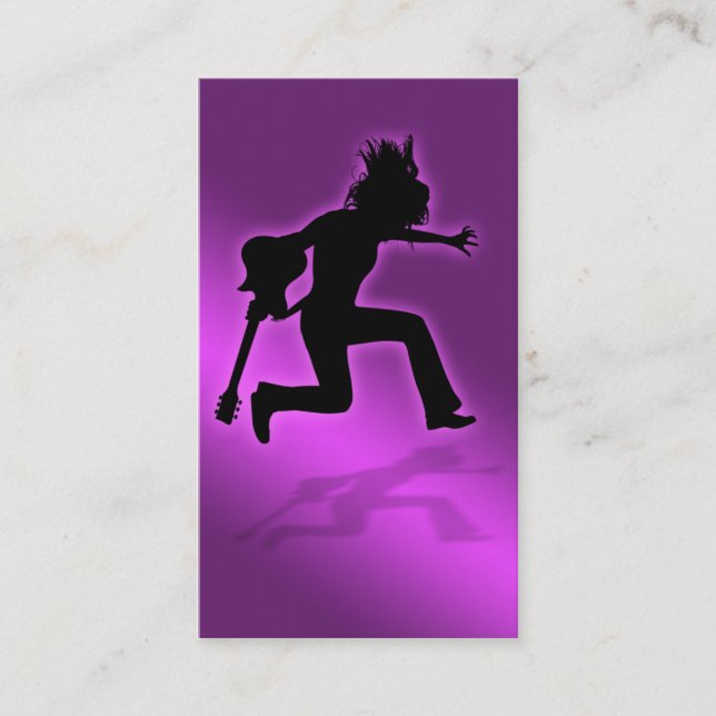 Rosa majestätisches - Visitenkarte (Vorderseite)