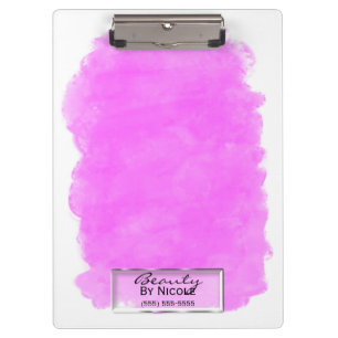 Rosa Make-up-Fleck Elegant Chic Glamour Personalis Klemmbrett
