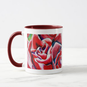 Rosa Makro-Rose Glückliche Mutter-Tag-Tasse Tasse