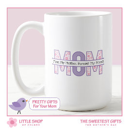 Rosa Mama für den Muttertag meiner Freundin Kaffeetasse