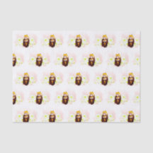 Rosa Mama Rotes Panda Babyfachpapier