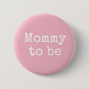 Rosa Mama zum Kinderduschschalter Button