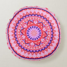 Rosa Mandala Boho Lebendiges Liebes-Geometrisches