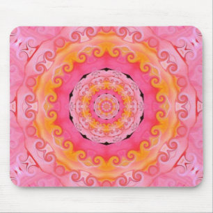 Rosa Mandala Mousepad