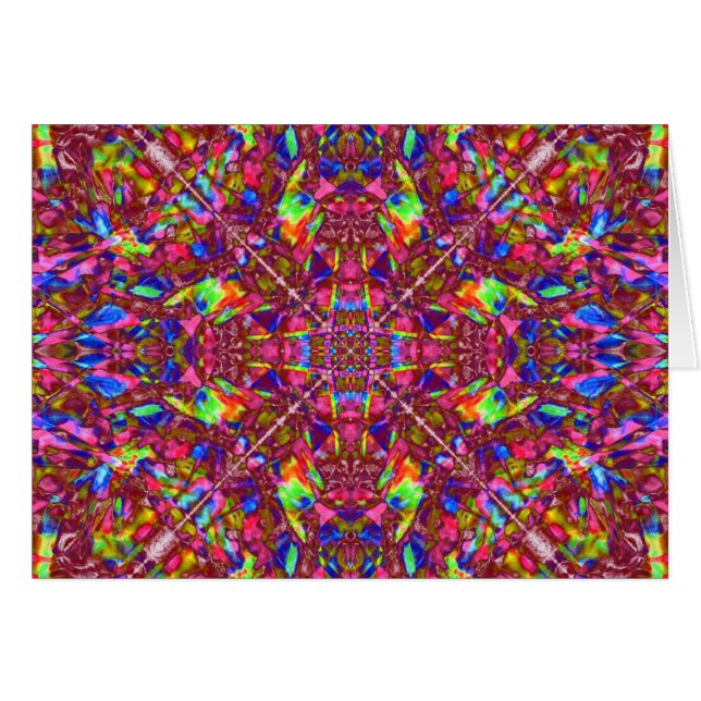 Rosa Mandala-Muster (Vorderseite (Horizontal))