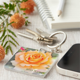 Rosa ‘Manyo’ [Acrylic Keychain] Schlüsselanhänger