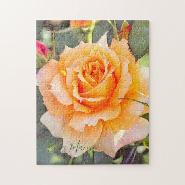 Rosa"Manyo" [Jigsaw puzzle: 252P] Puzzle (Vertikal)