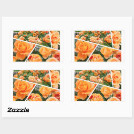 Rosa Manyo [Rectangle Seal] Rechteckiger Aufkleber