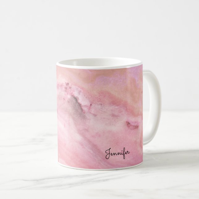 Rosa Marbella Kaffeetasse (VorderseiteRechts)