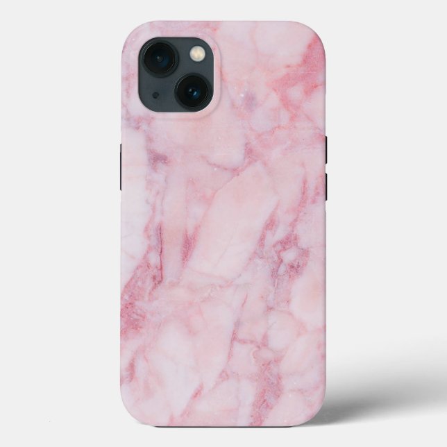 Rosa Marmor Case-Mate iPhone Hülle (Rückseite)