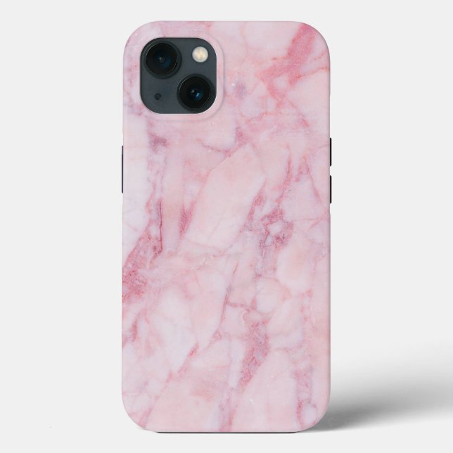 Rosa Marmor Case-Mate iPhone Hülle (Rückseite)