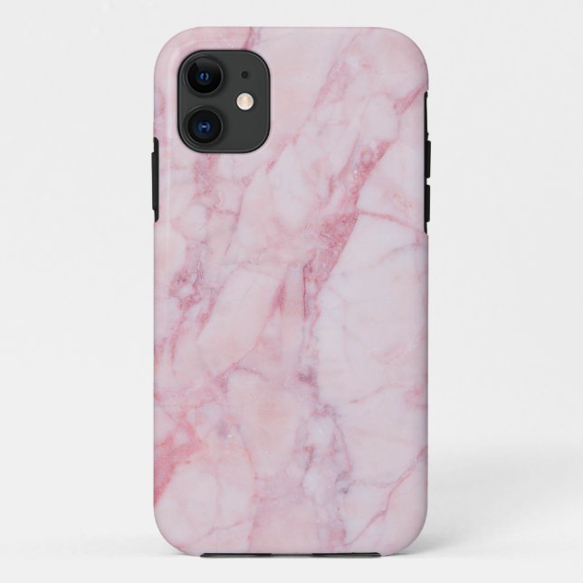 Rosa Marmor Case-Mate iPhone Hülle (Rückseite)