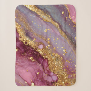 Rosa Marmor-Decke Sherpadecke