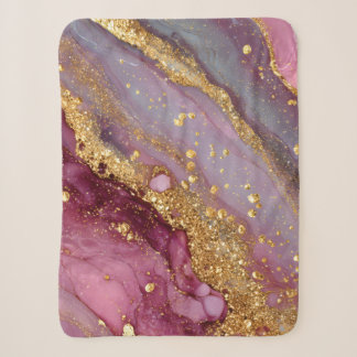 Rosa Marmor-Decke Sherpadecke