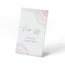 Rosa Marmor in Aquarellfarben bevorzugt Podest-Zei