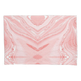 Rosa Marmor Kissenbezug