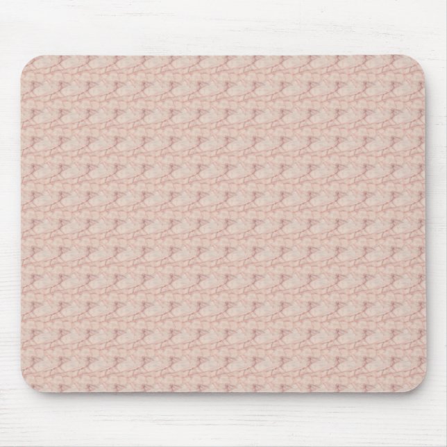 Rosa Marmor Mousepad (Vorne)