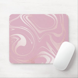 Rosa Marmor Wirbler Hintergrund Mousepad