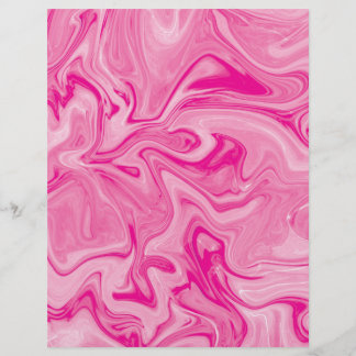 rosa Marmorfarbe 8,5" x 11" Papier