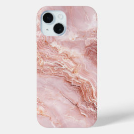 Rosa Marmorgehäuse mit aufwändiger Einfärbung Case-Mate iPhone Hülle