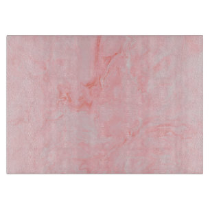 Rosa Marmorglasschneide Schneidebrett