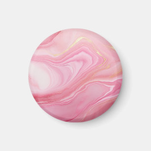 Rosa marmorierter Hintergrund Magnet