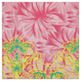 Rosa Marmortapete. Floral Grid Textile Stoff