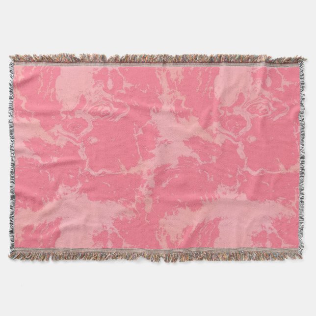 Rosa Marmorwolke abstrakt Decke (Vorderseite)