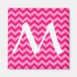 Rosa marokkanische Moods Chevrons Magnet