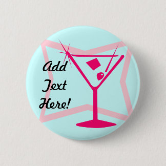 Rosa Martini-Knopf Button