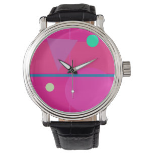 Rosa Mathe Armbanduhr