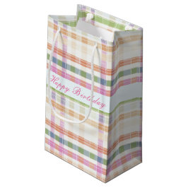 Rosa Mauve und Blau Kleine Geschenktüte