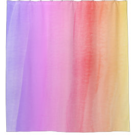 Rosa Mauve und Gelb Hübsch Duschvorhang