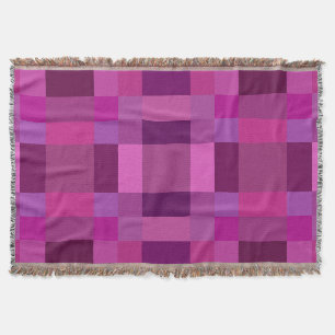 rosa mauve und violett decke