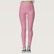Rosa Medaillon-Leggings