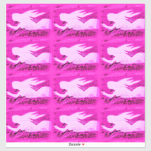 rosa Meerjungfrauen Aufkleber