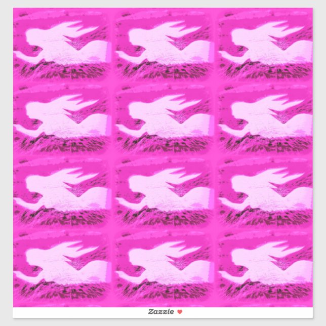 rosa Meerjungfrauen Aufkleber (Blatt)