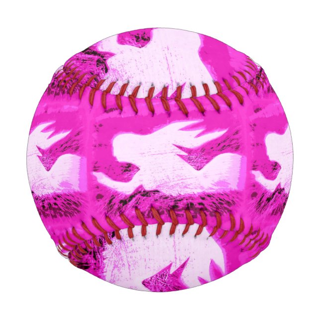 Rosa Meerjungfrauen Baseball (Vorderseite)