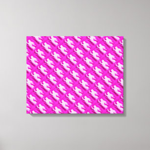 rosa Meerjungfrauen Leinwanddruck