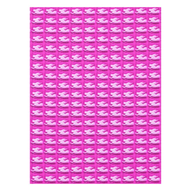 rosa Meerjungfrauen Tischdecke (Vorderseite)