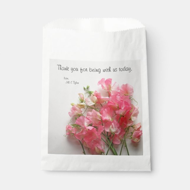 Rosa Mehltau Geschenktütchen (Vorderseite)