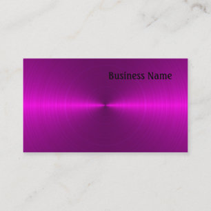 Rosa Metall Visitenkarte