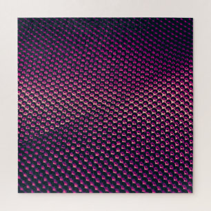 Rosa metallischer futuristischer abstrakter Hinter Puzzle