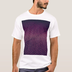 Rosa metallischer futuristischer abstrakter Hinter T-Shirt