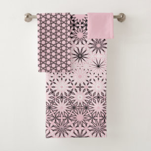 rosa Metamorphose-Design Badhandtuch Set