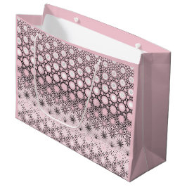rosa Metamorphose-Design Große Geschenktüte